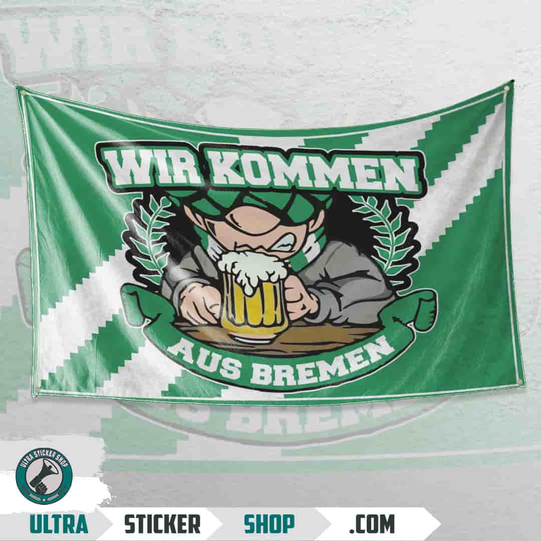 Wir kommen aus Bremen Flagge