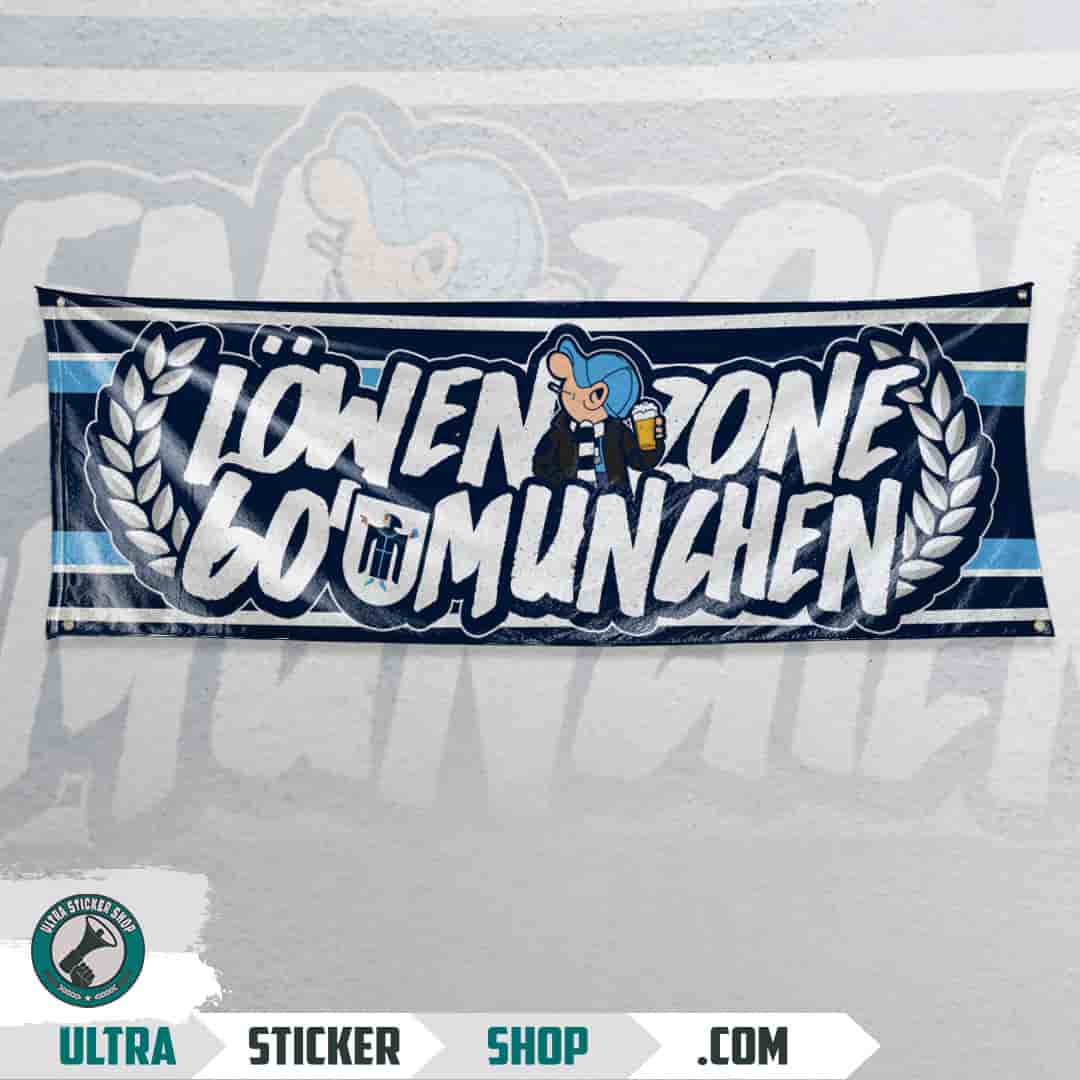Löwen zone 60' München Flagge