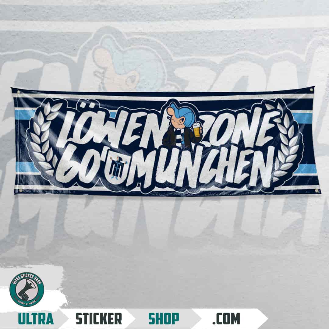 Löwen zone 60' München Flagge