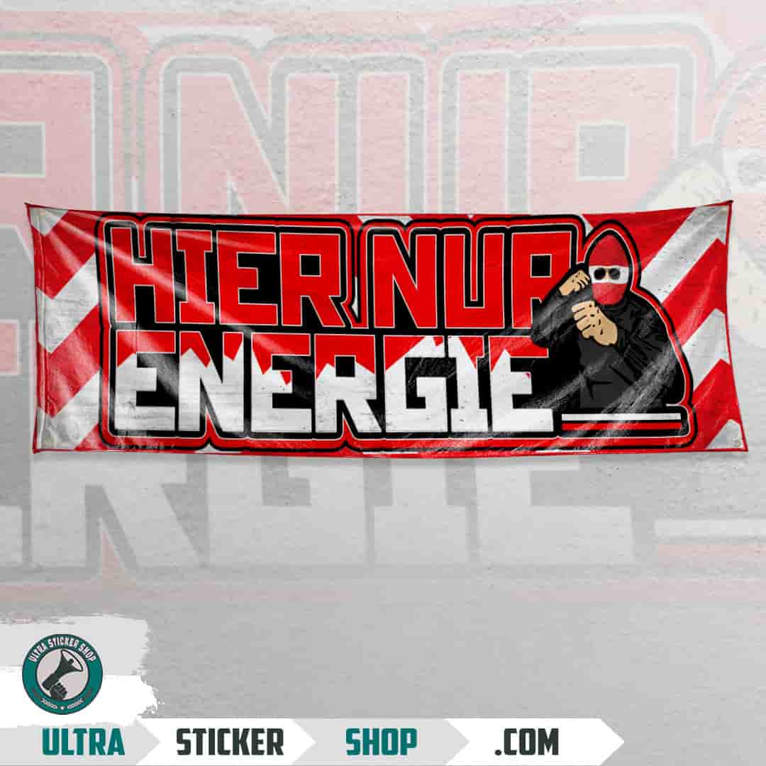 Hier nur Energie Flagge