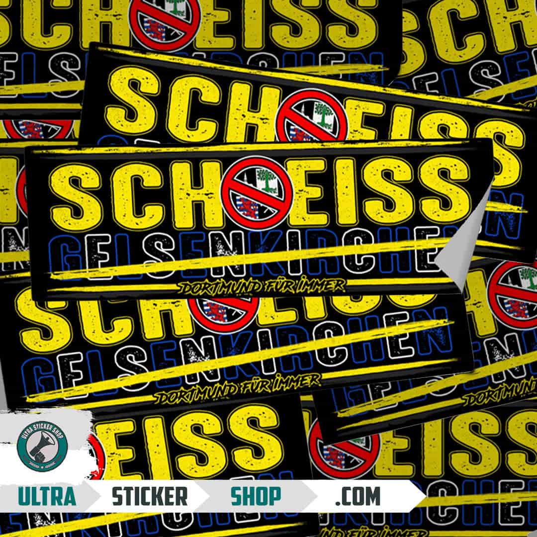 Scheiss Gelsenkirchen Aufkleber