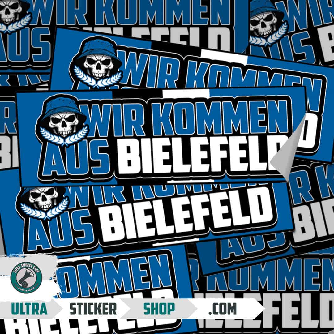 Wir Kommen Aus Bielefeld Aufkleber
