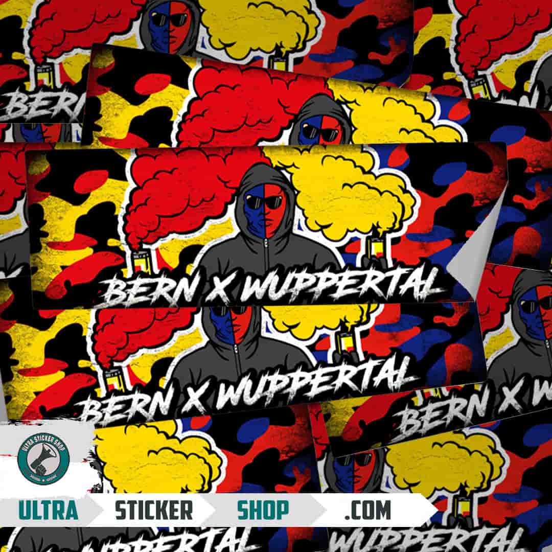 Bern X Wuppertal Aufkleber