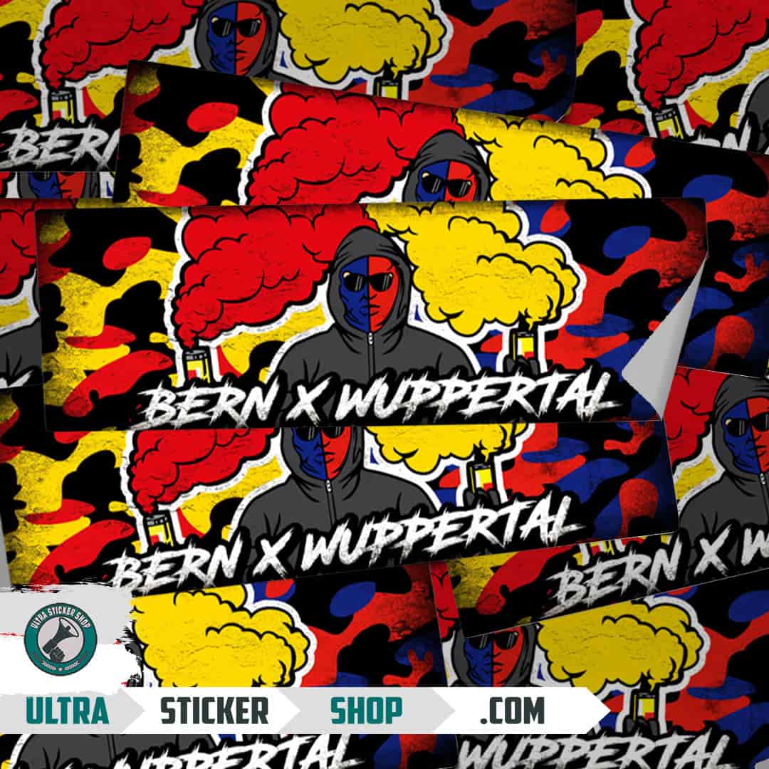 Bern X Wuppertal Aufkleber