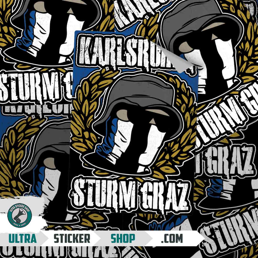 Karlsruher X Sturm Graz Aufkleber