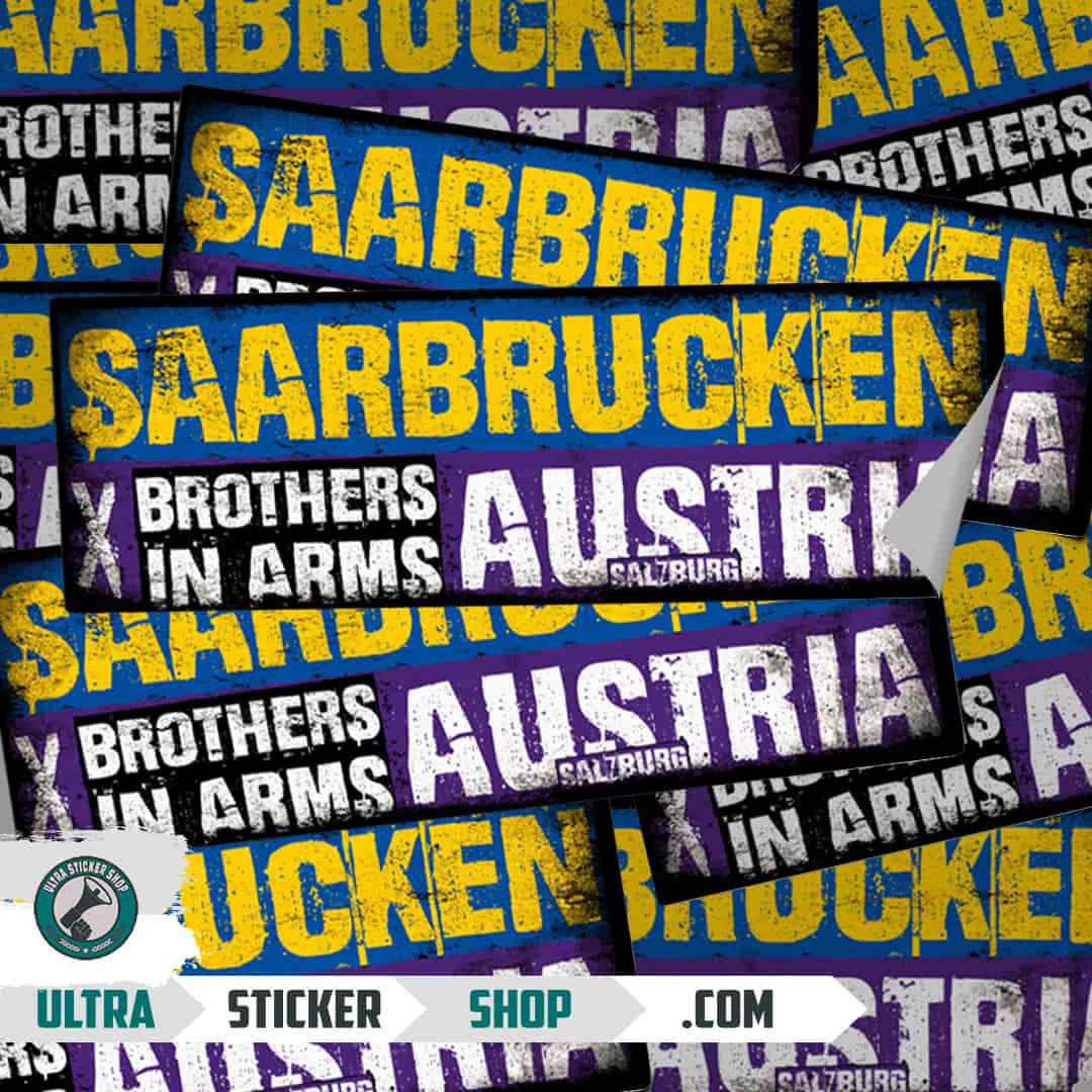 Saarbrucken X Austria Salzburg Aufkleber