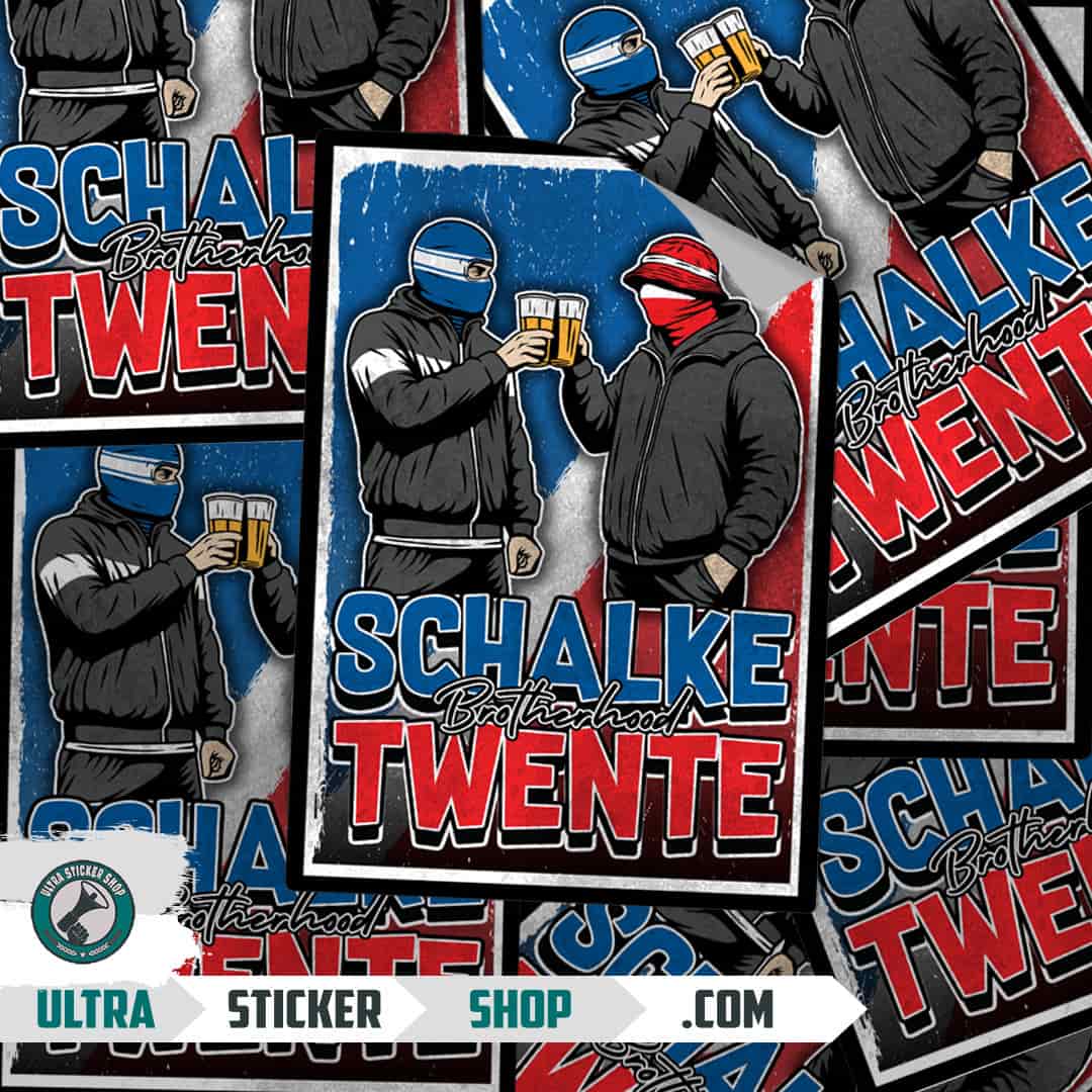 Schalke Brotherhood Twente Aufkleber