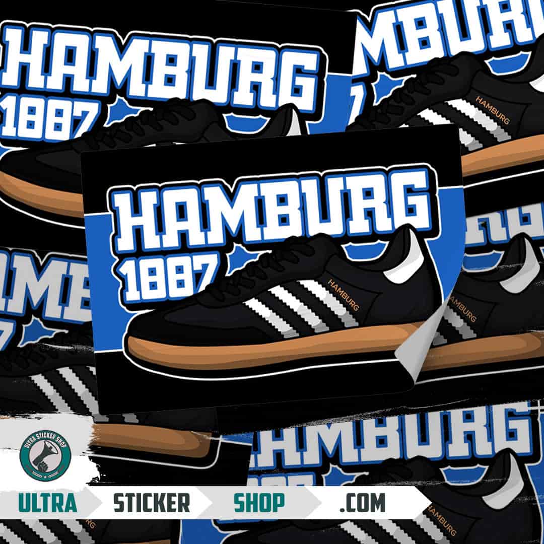 Hamburg 1887 Aufkleber
