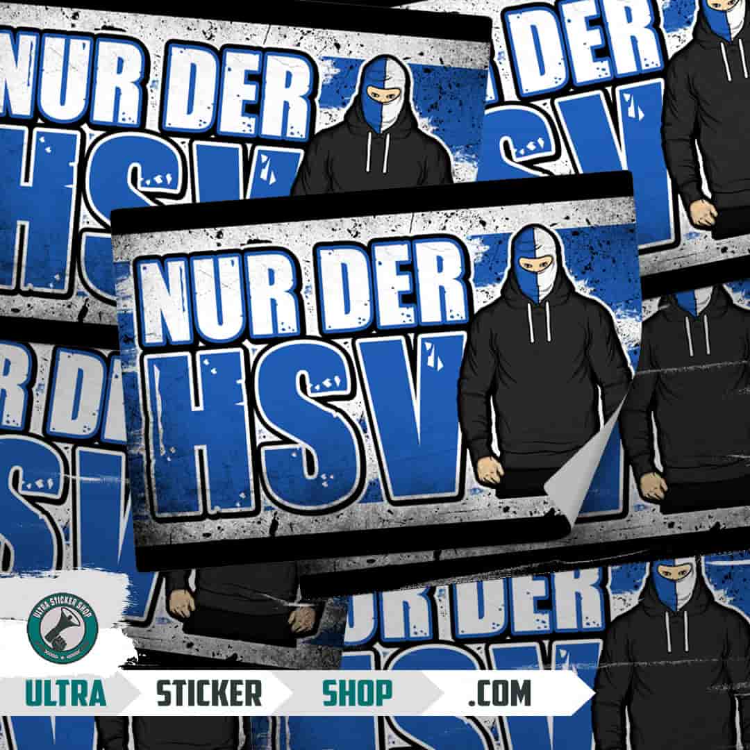 Nur Der HSV Aufkleber