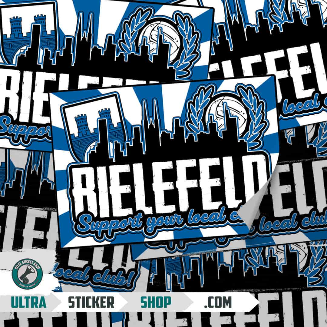 Bielefeld support your local club Aufkleber
