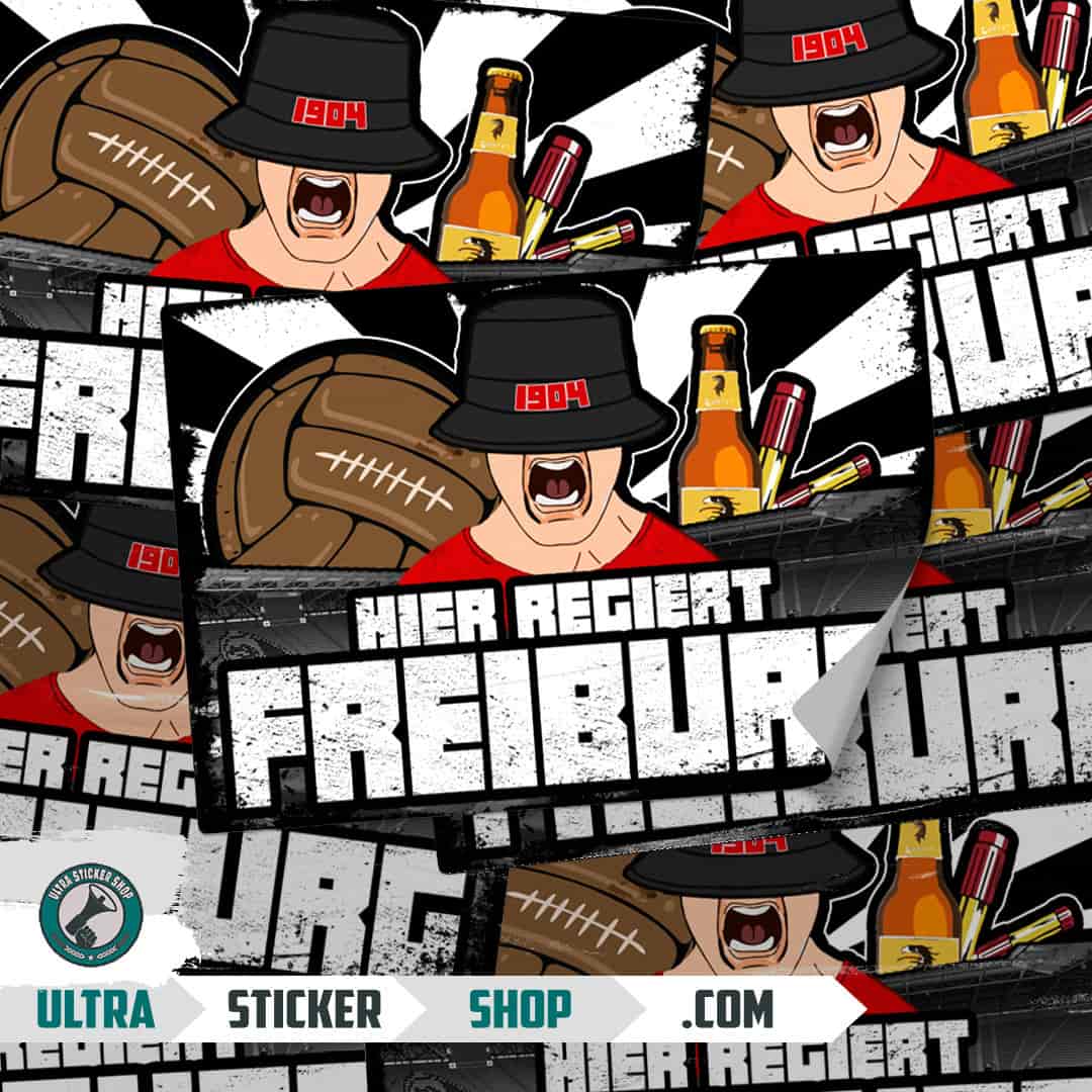 Hier Regiert Freiburg Aufkleber