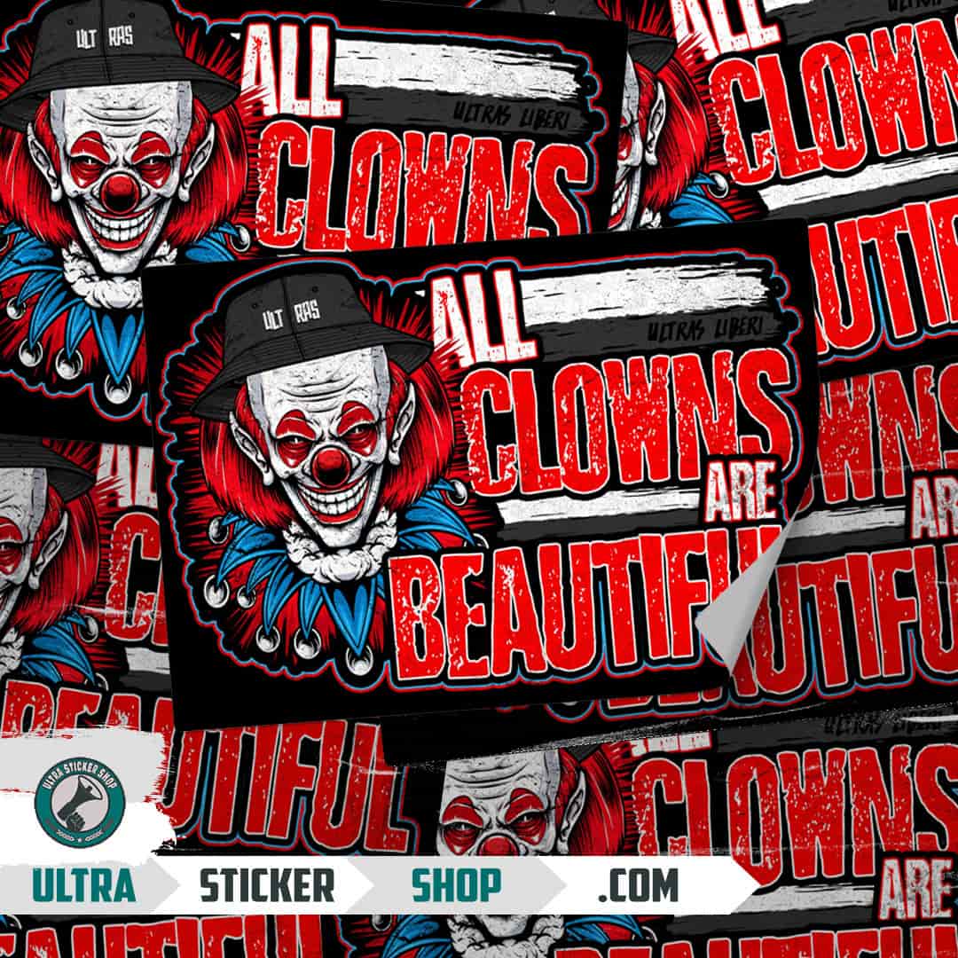 All Clowns Are Beautiful Aufkleber