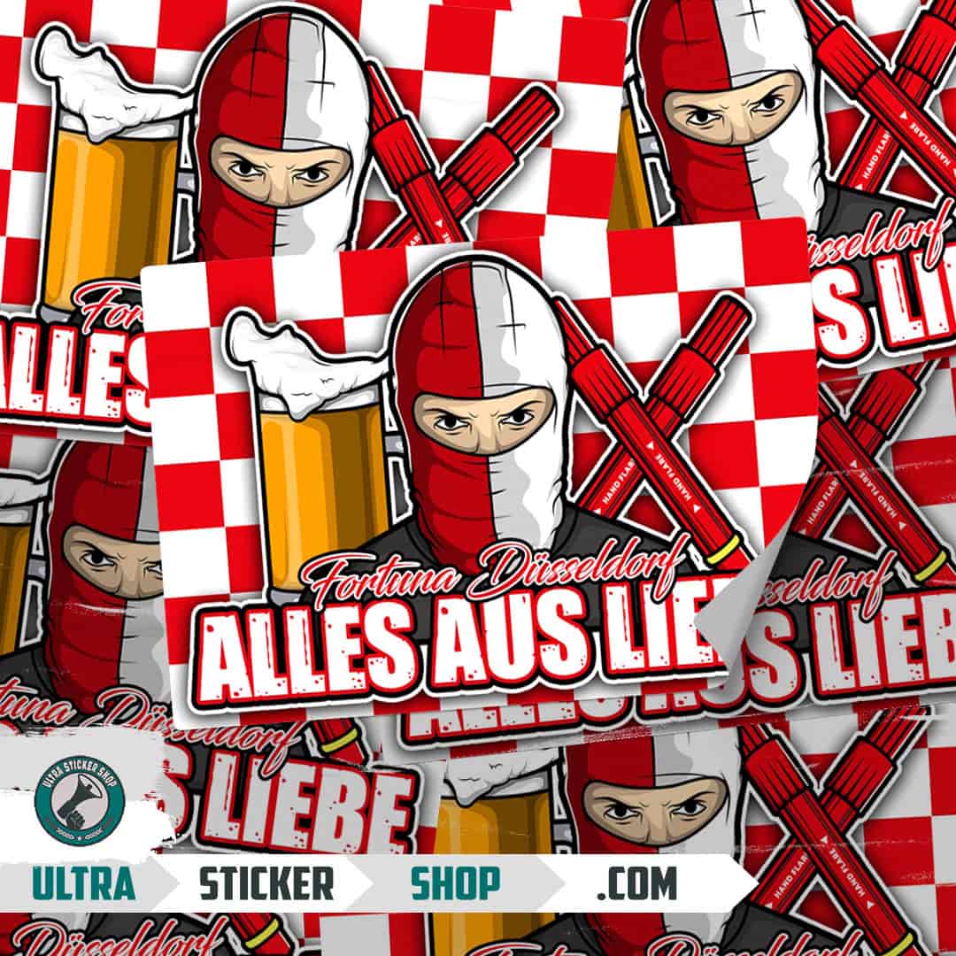Alles aus liebe Fortuna Düsseldorf Aufkleber