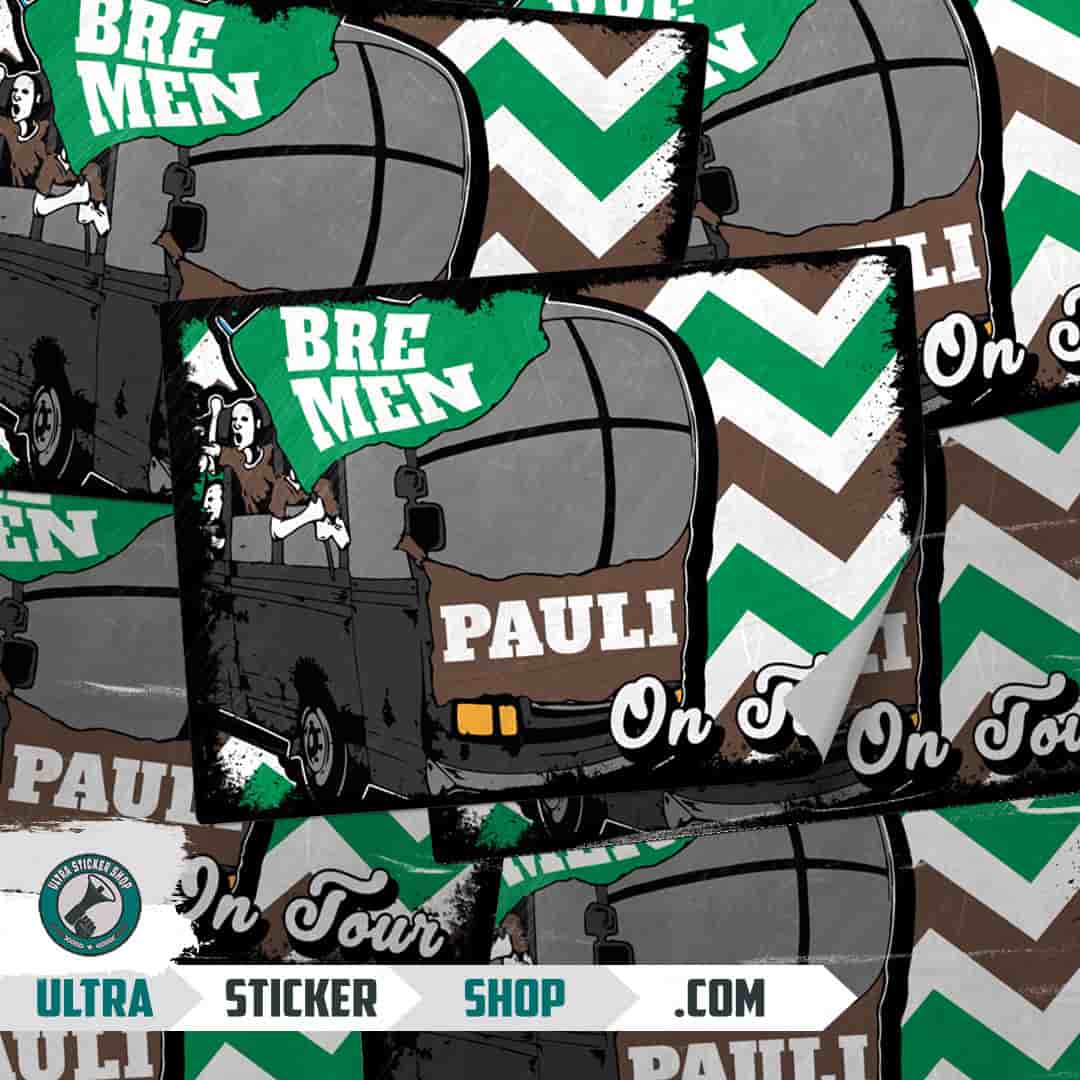 Bremen Pauli On tour Aufkleber