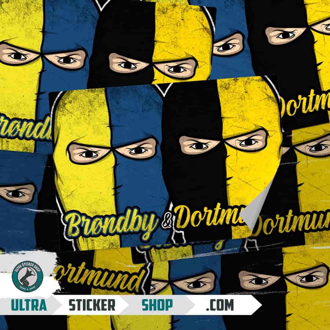 Brøndby X Dortmund Aufkleber