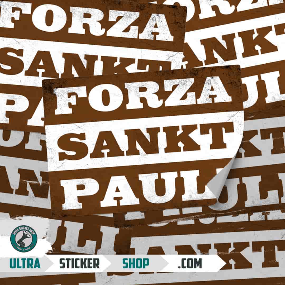 Forza Sankt Pauli Aufkleber
