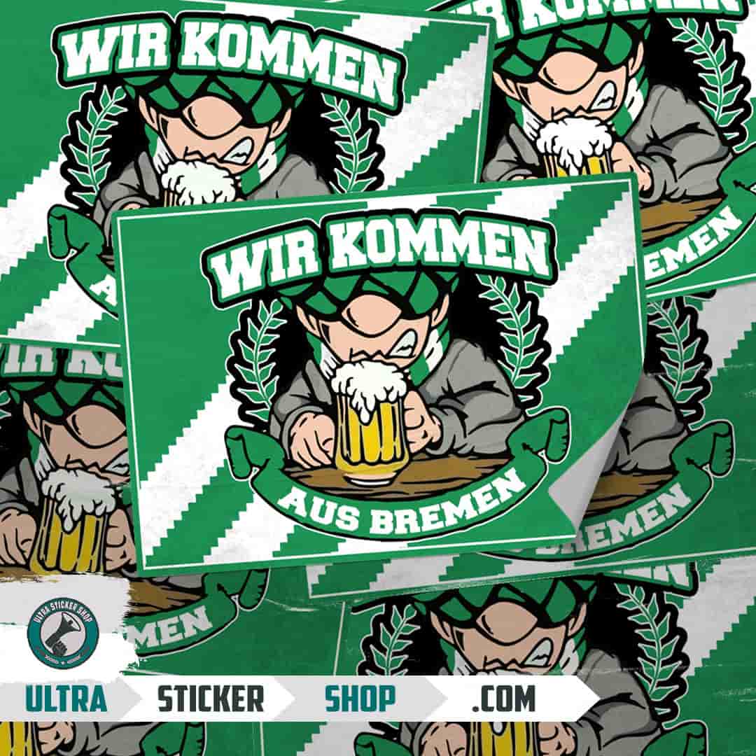 Wir kommen aus Bremen Aufkleber