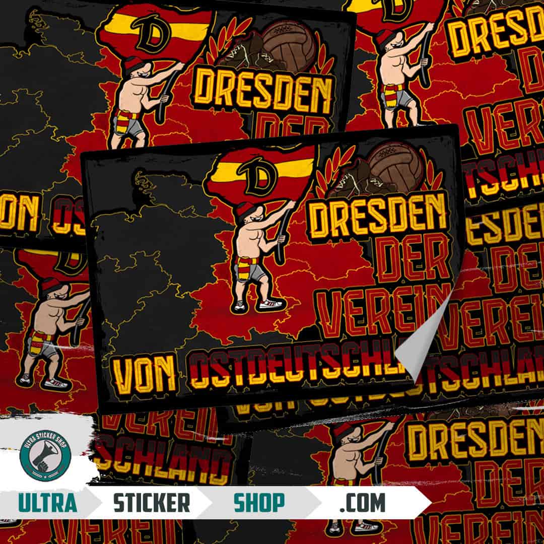 Dresden Der verein von Ostdeutschland Aufkleber