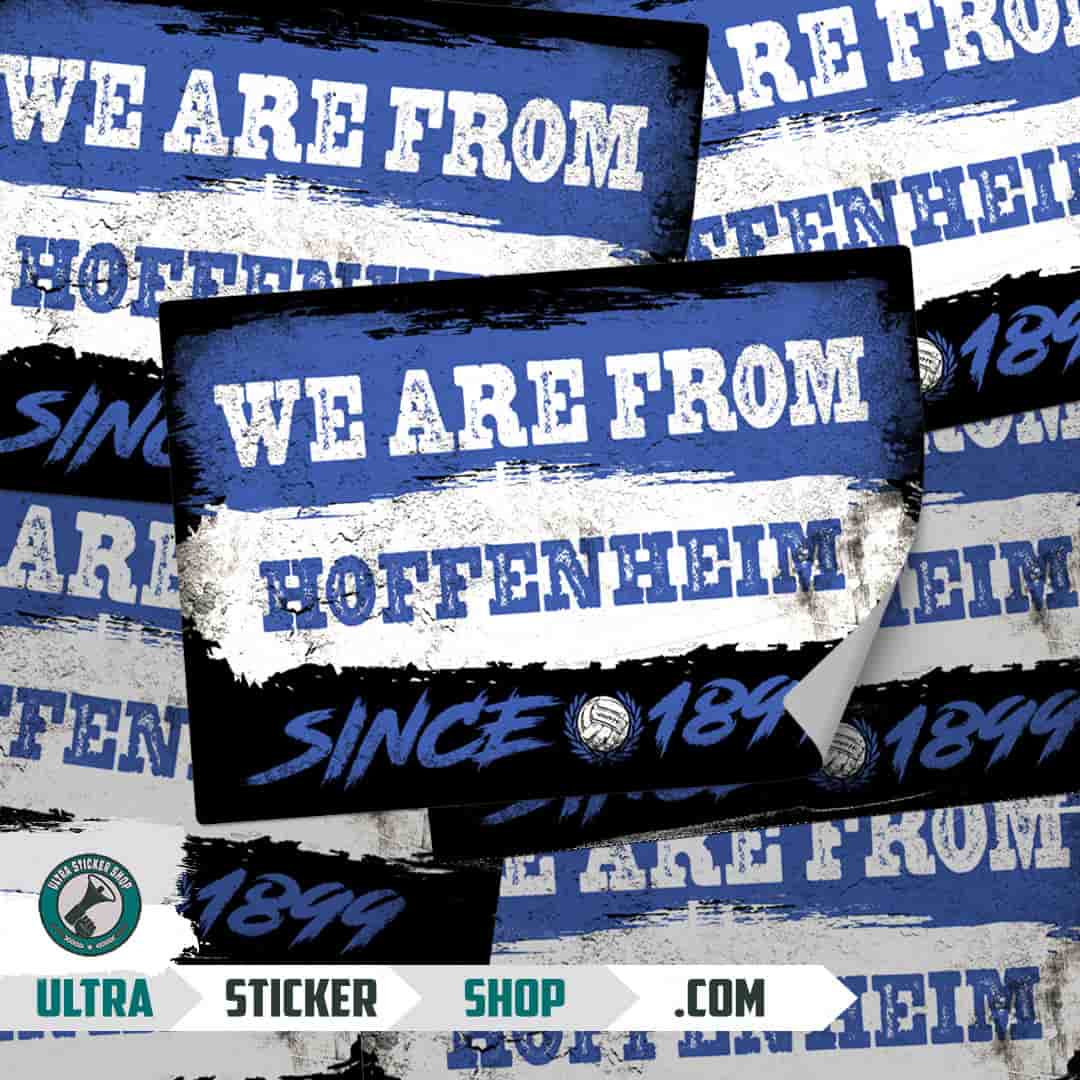 We are from Hoffenheim since 1899 Aufkleber