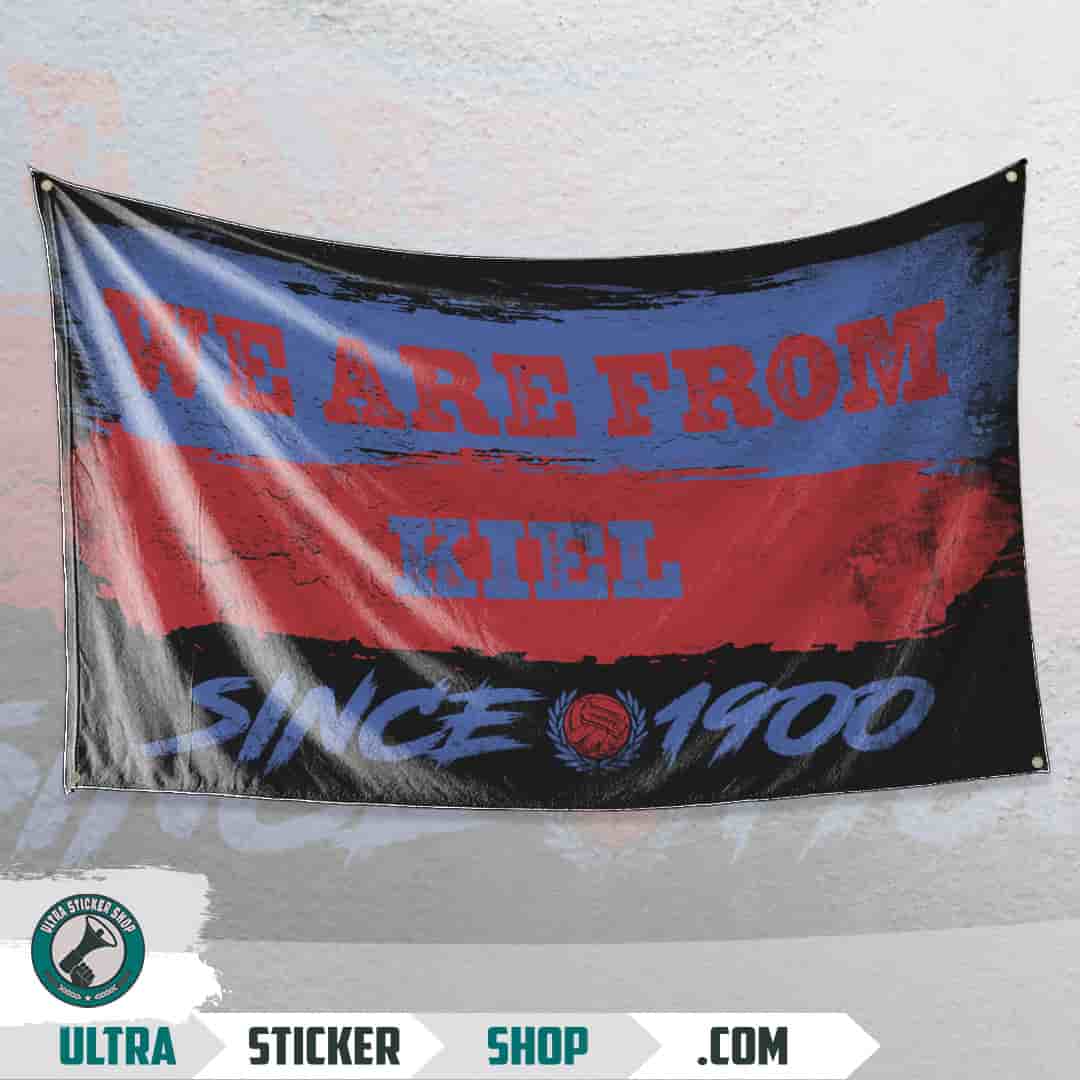 We are from Kiel since 1900 Flagge