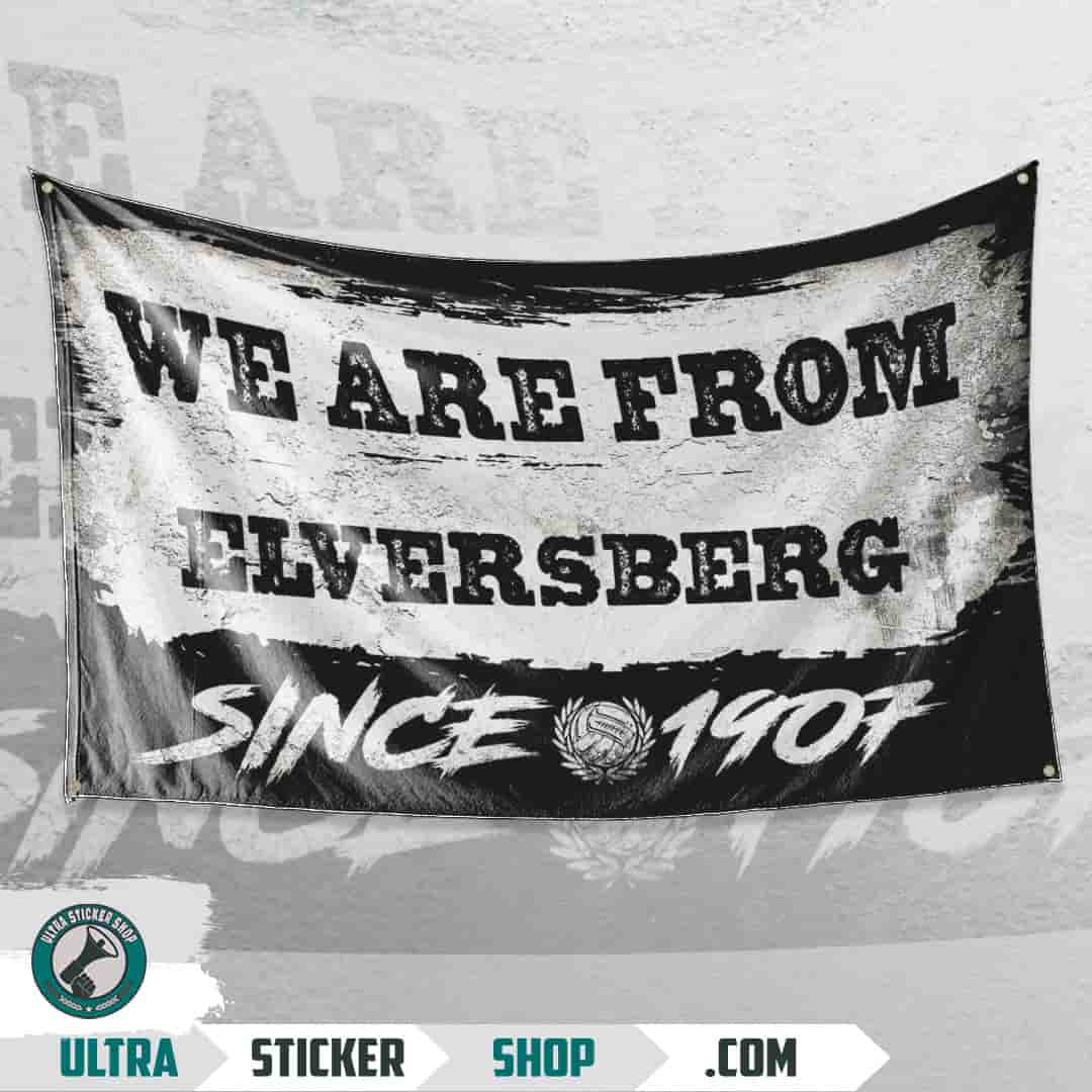 We are from Elversberg since 1907 Flagge