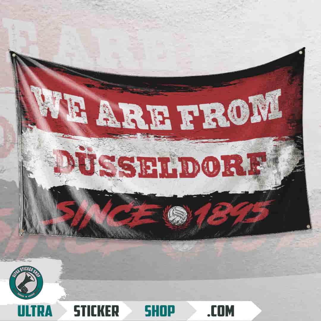 We are from Düsseldorf since 1895 Flagge