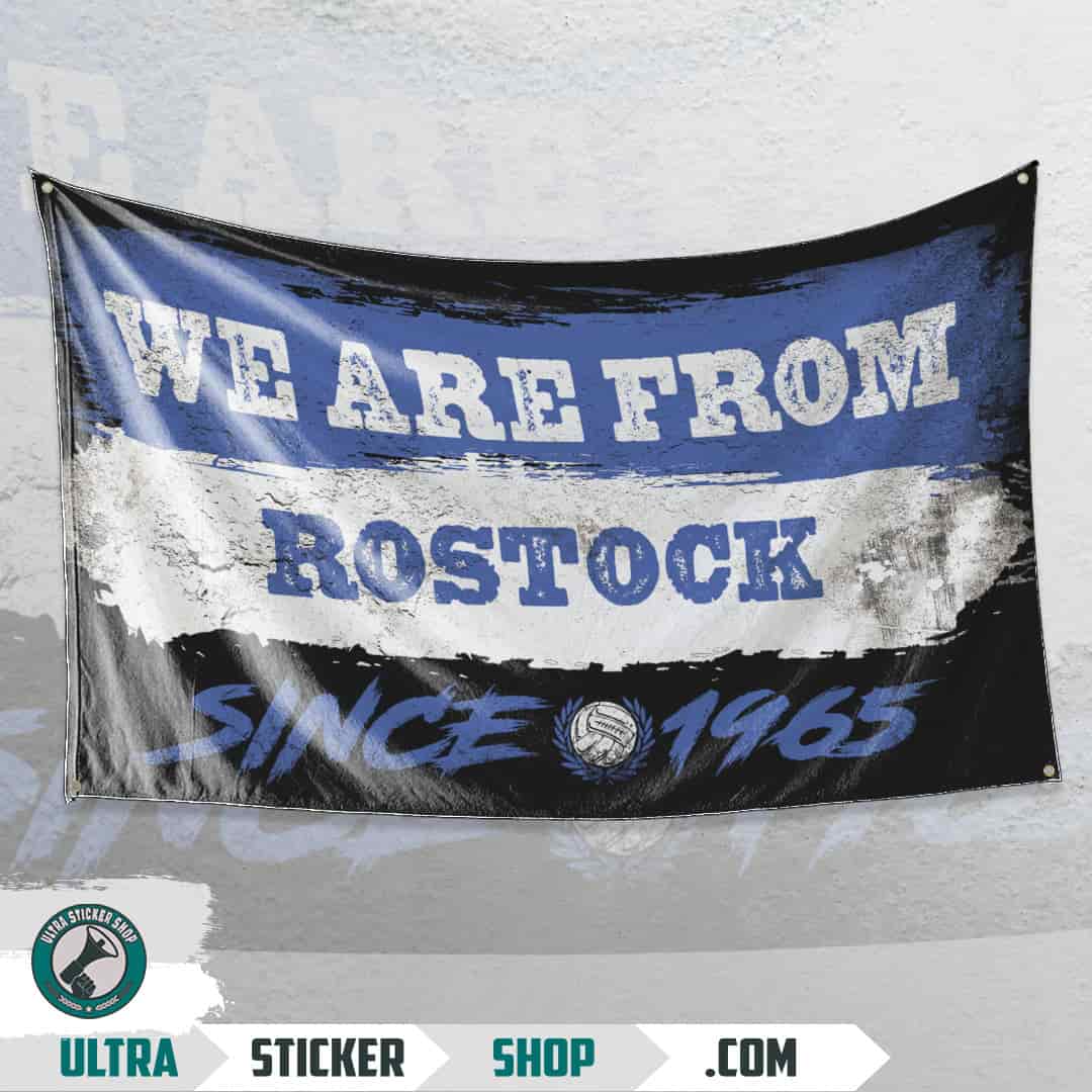 We are from Rostock since 1965 Flagge