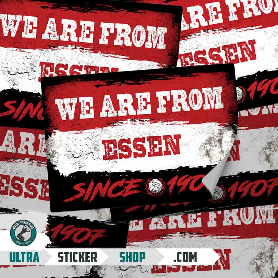 We are from Essen since 1907 Aufkleber