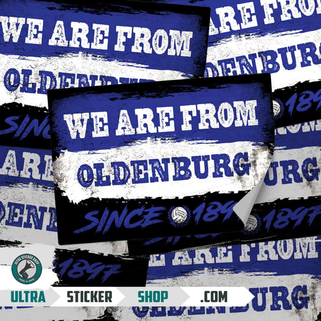 We are from Oldenburg since 1897 Aufkleber