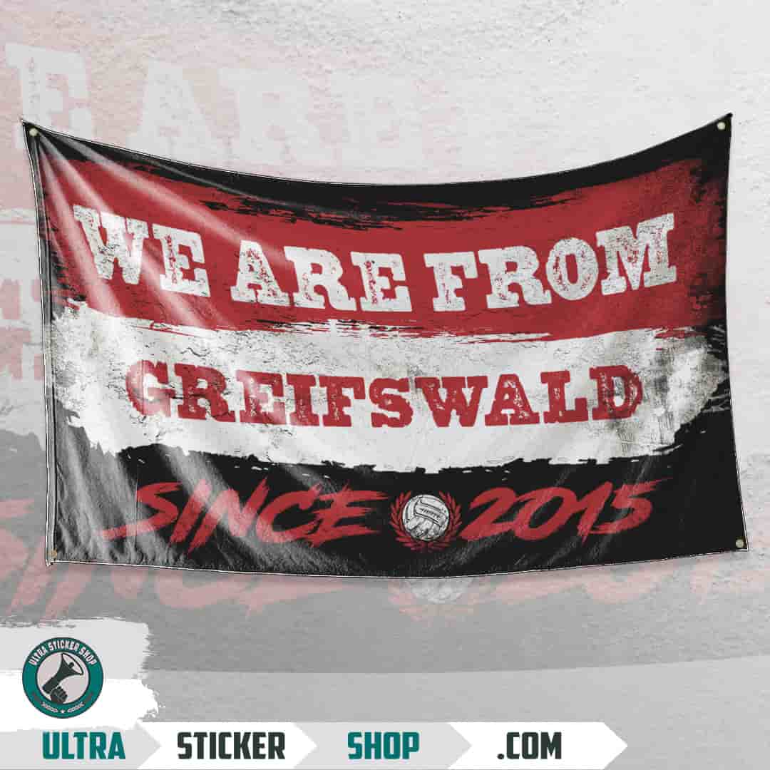 We are from Greifswald since 2015 Flagge