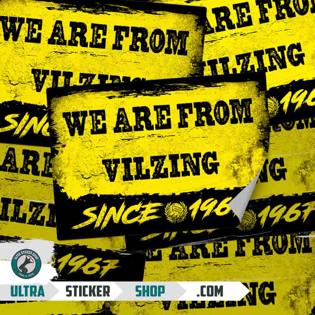 We are from Vilzing since 1967 Aufkleber