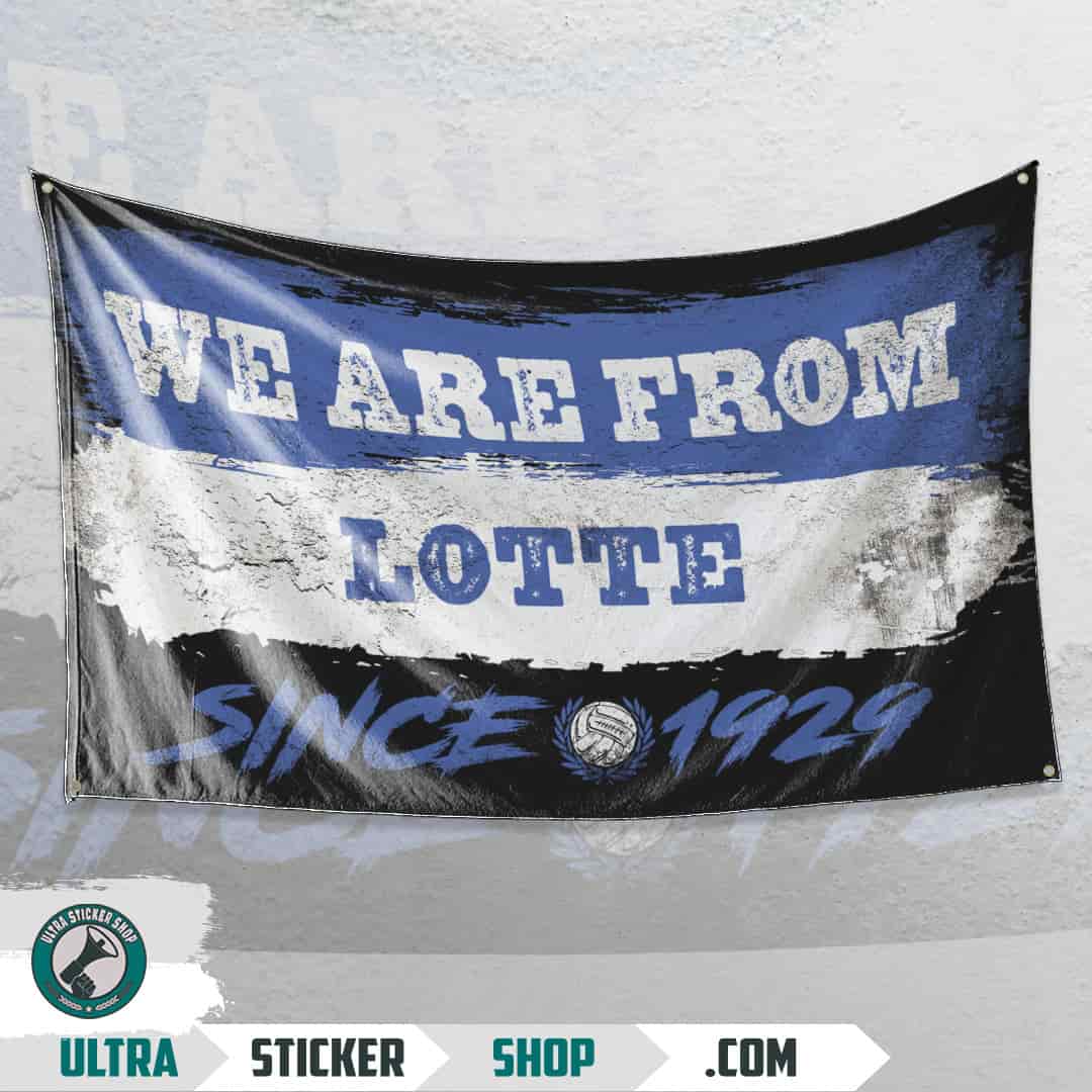 We are from Lotte since 1929 Flagge