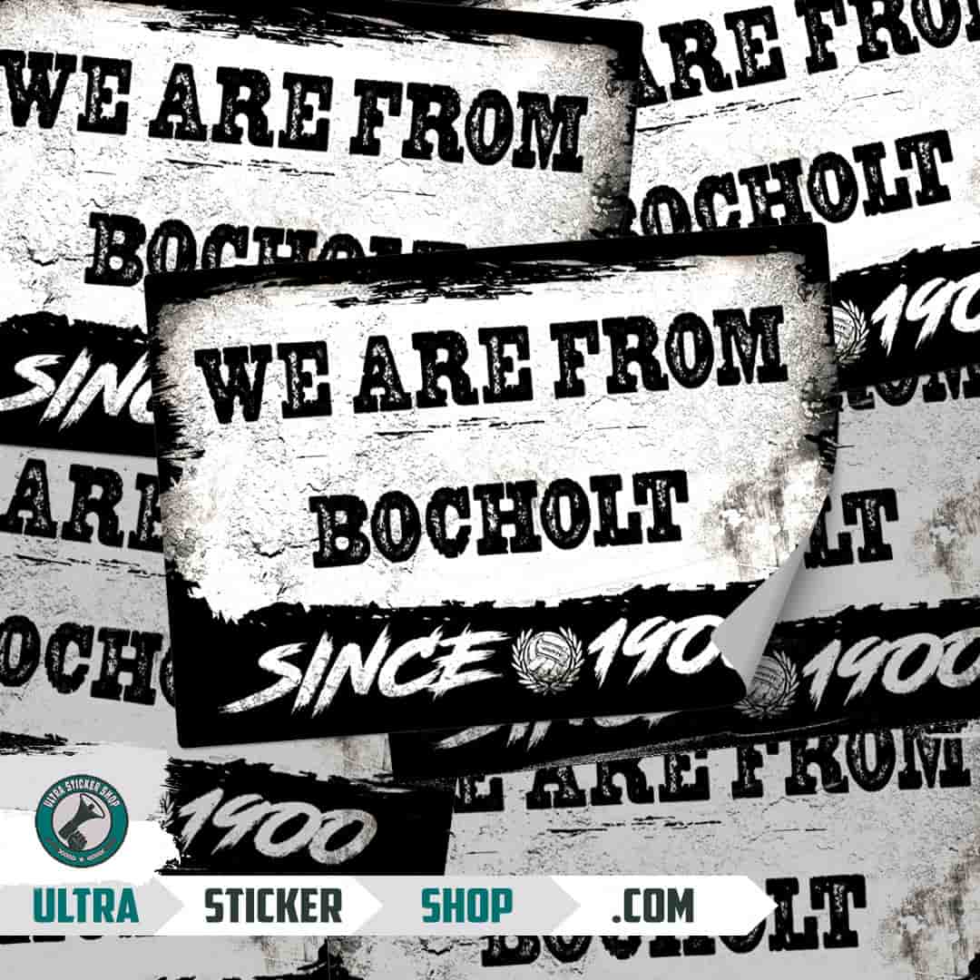 We are from Bocholt since 1900 Aufkleber