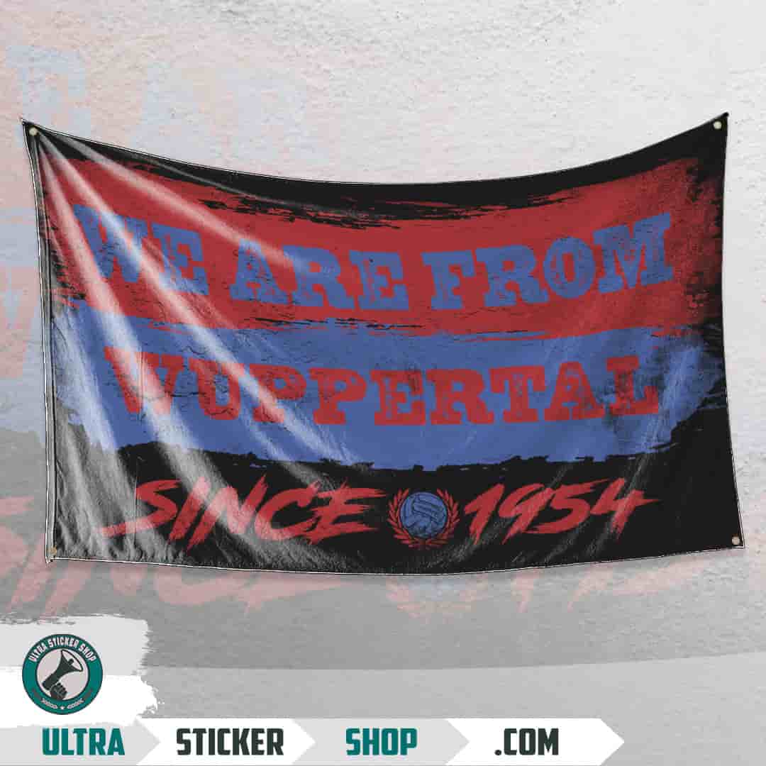 We are from Wuppertal since 1954 Flagge