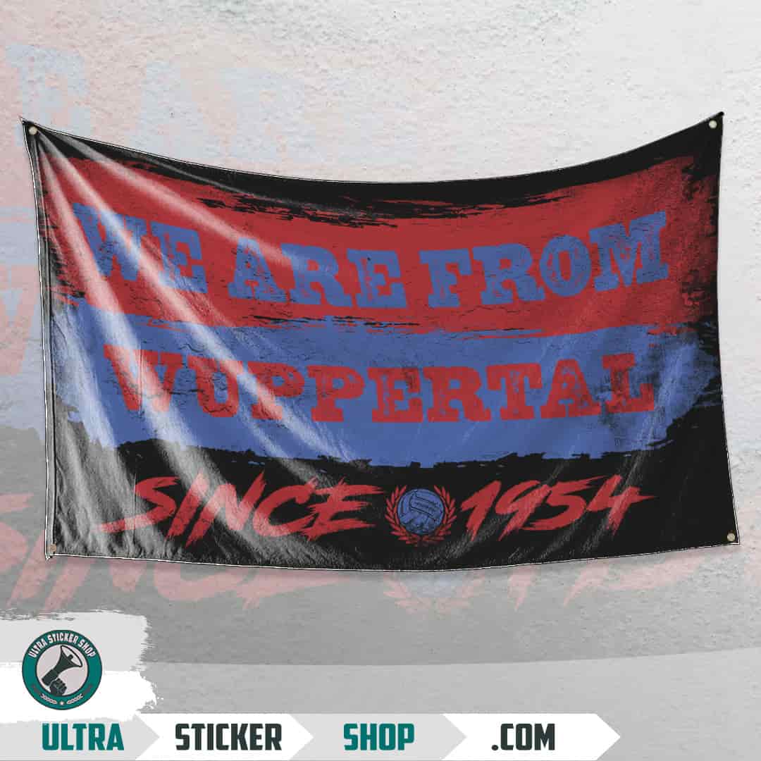 We are from Wuppertal since 1954 Flagge