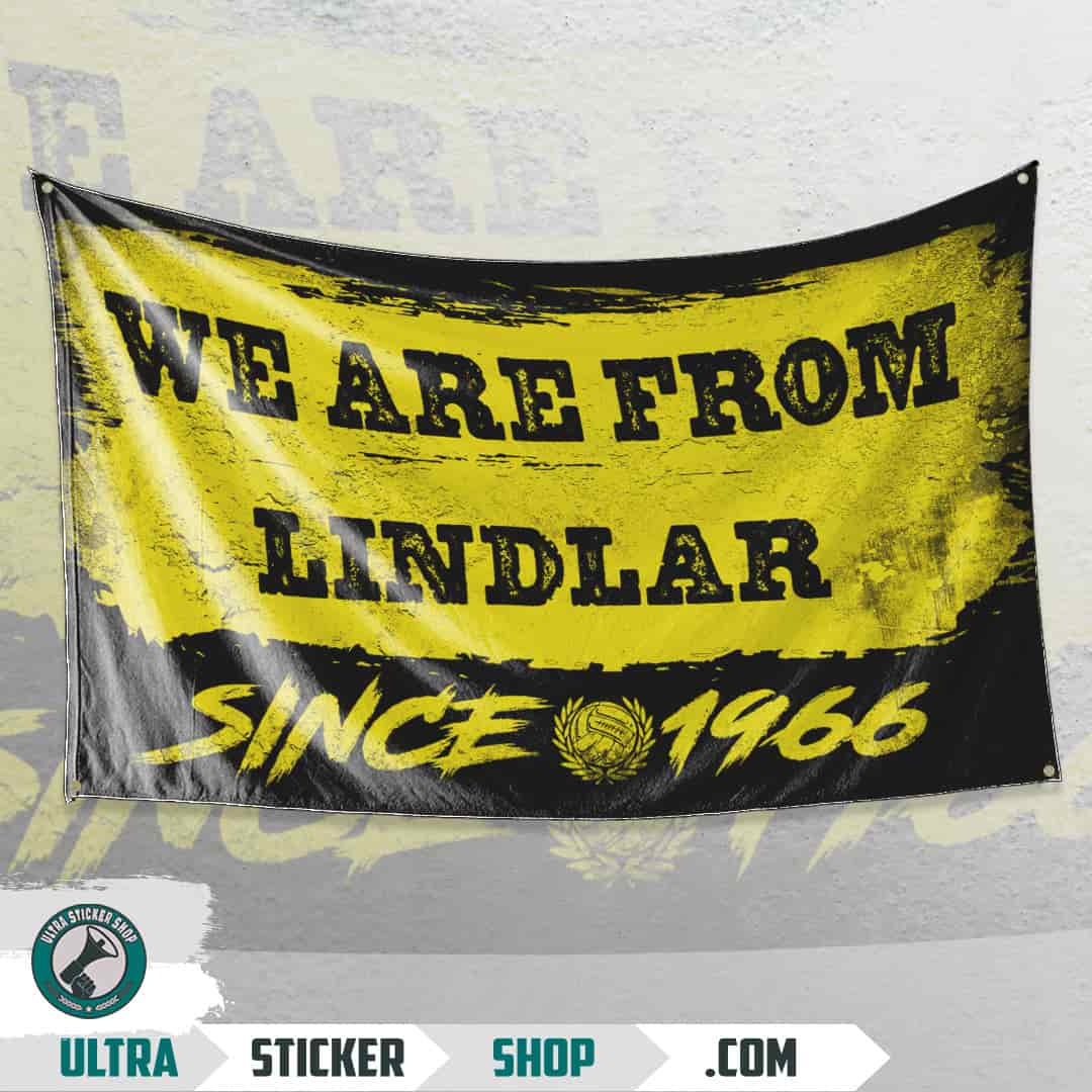 We are from Lindlar since 1966 Flagge