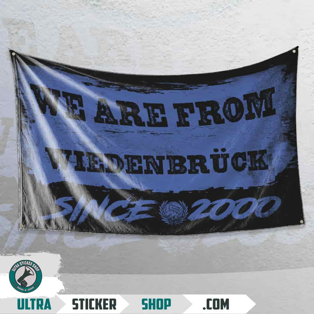 We are from Wiedenbrück since 2000 Flagge