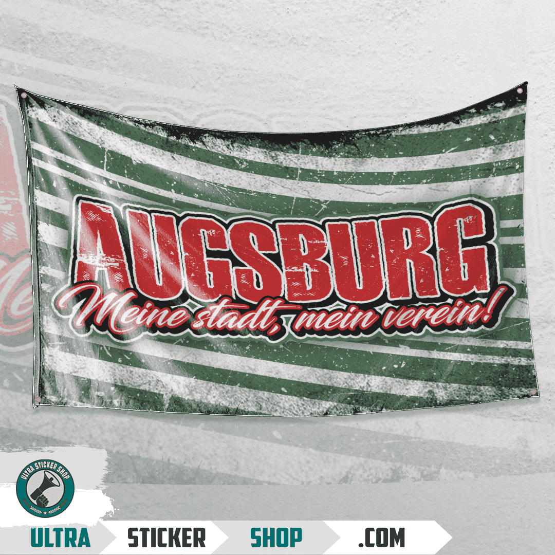 Augsburg meine stadt, mein verein! Flagge