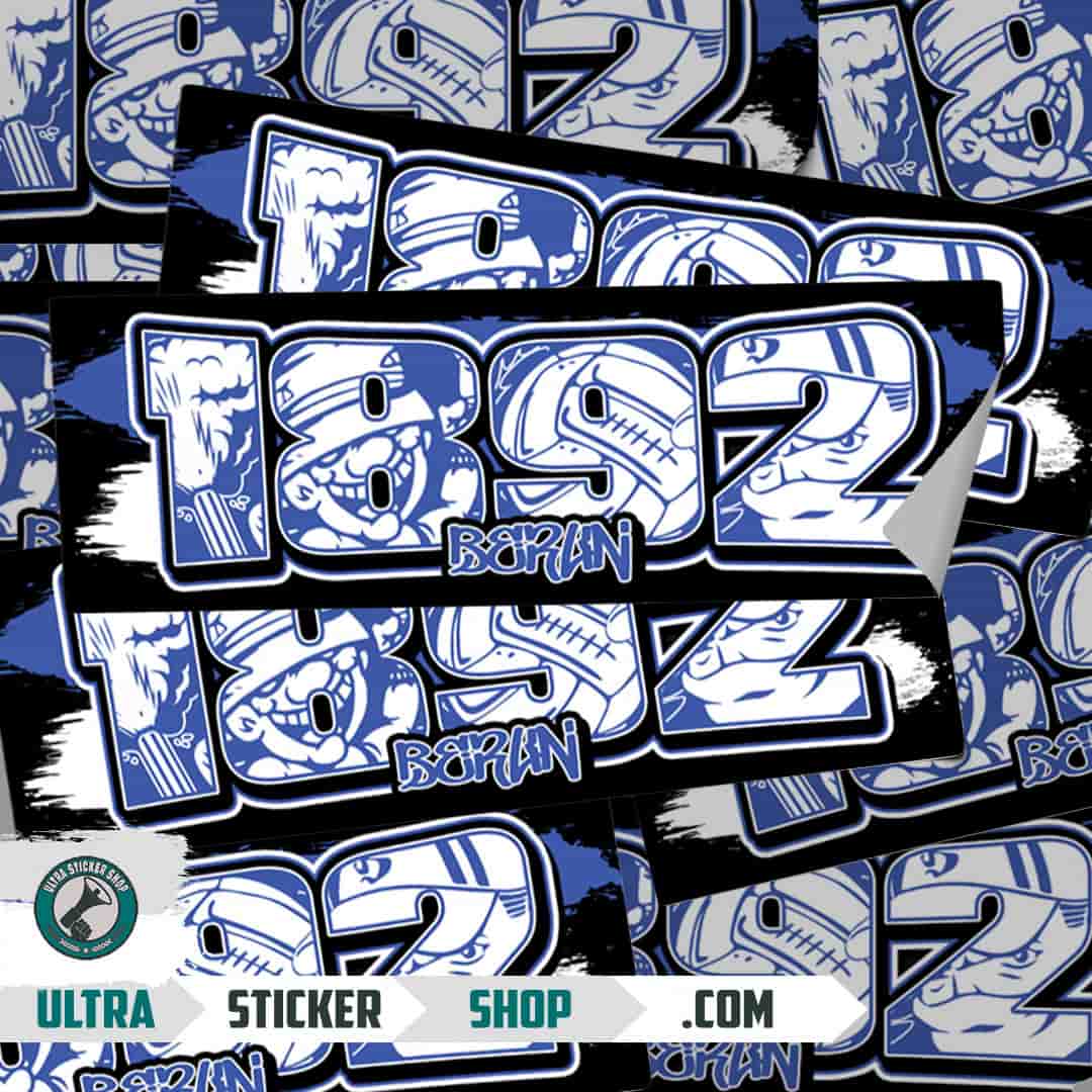 1892 Berlin Aufkleber