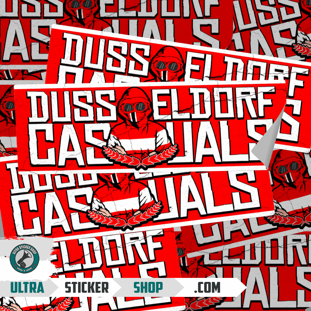 Dusseldorf casuals Aufkleber