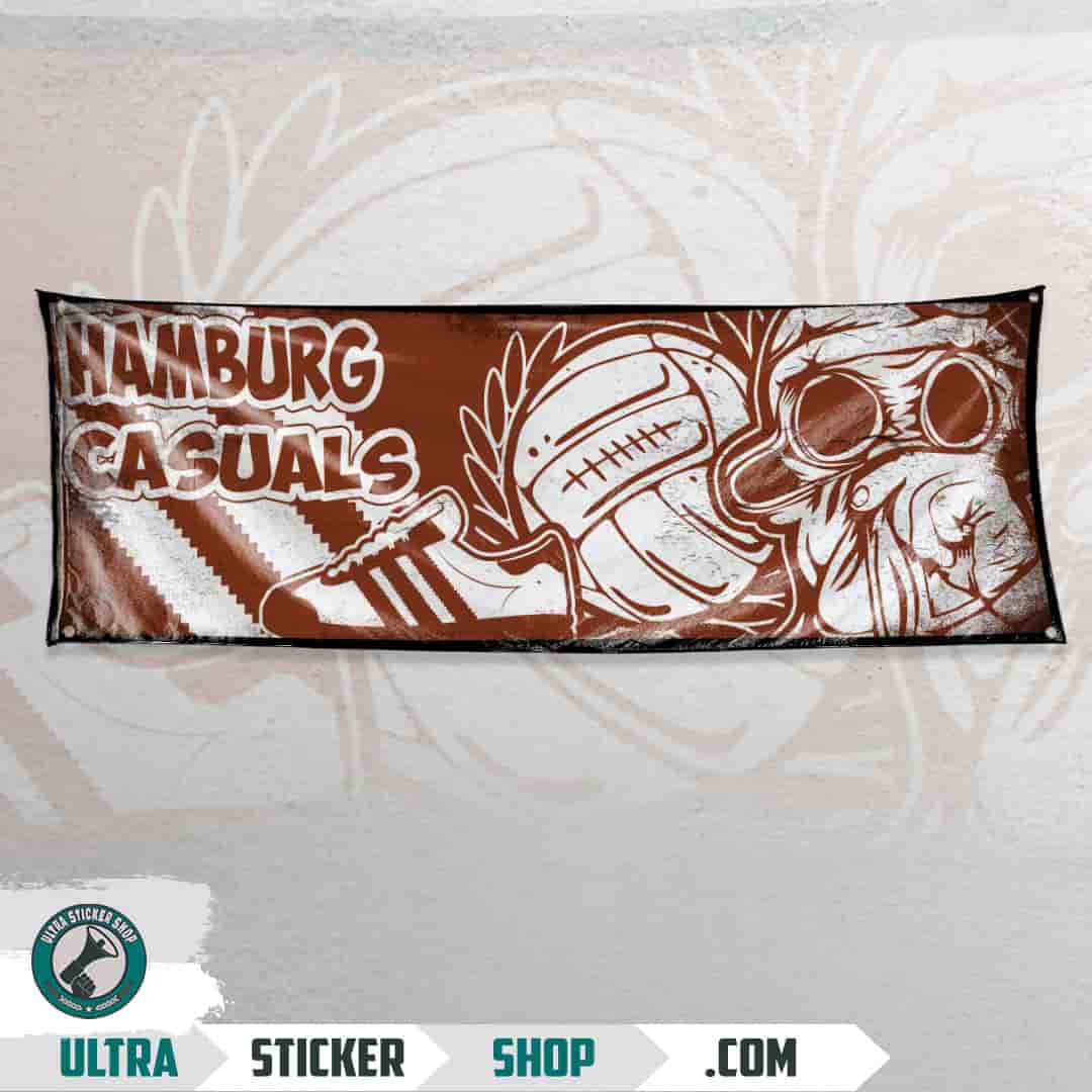 Hamburg casuals Flagge