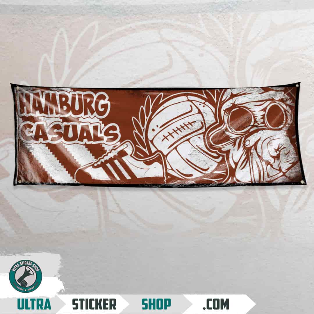 Hamburg casuals Flagge