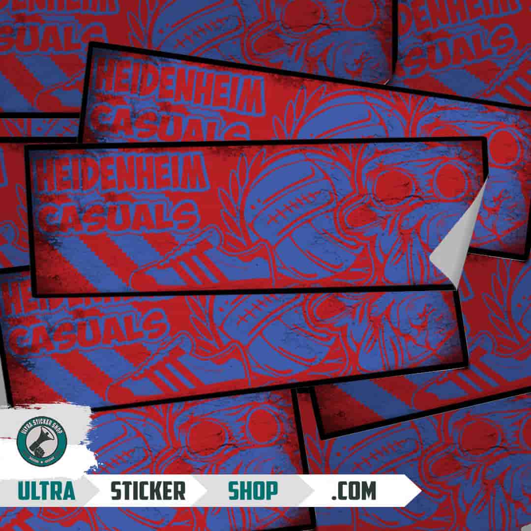 Heidenheim casuals Aufkleber