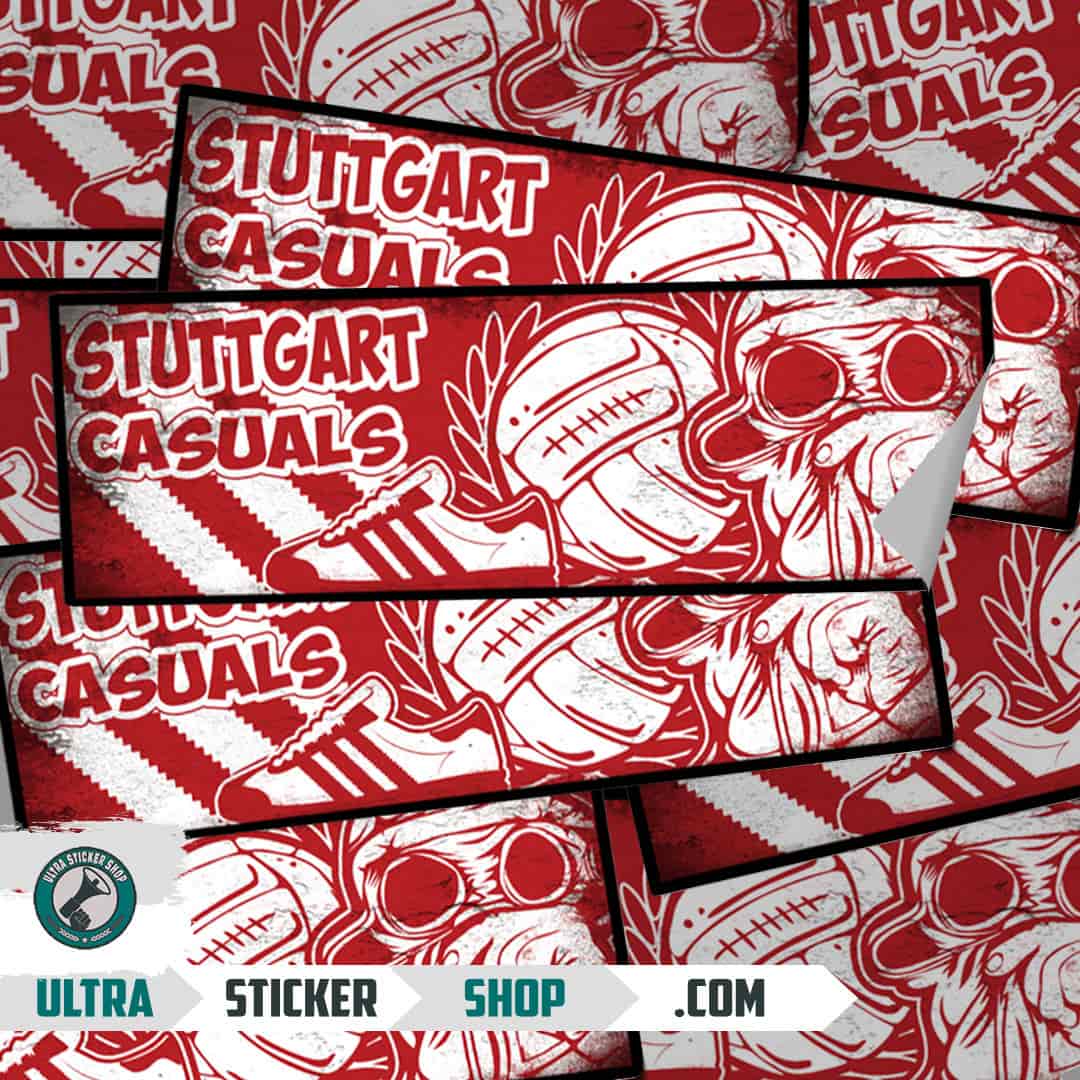 Stuttgart casuals Aufkleber