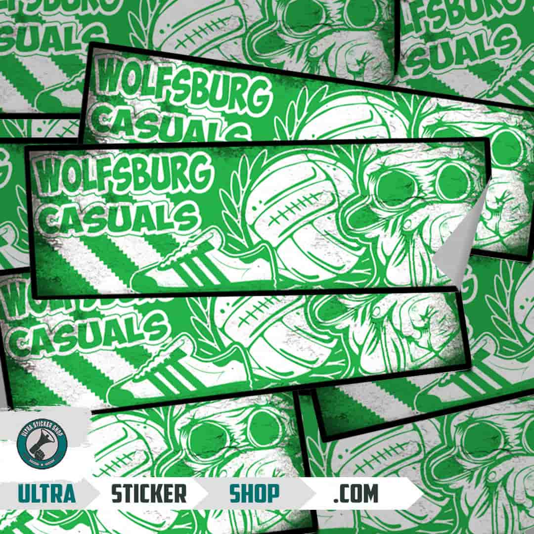 Wolfsburg casuals Aufkleber