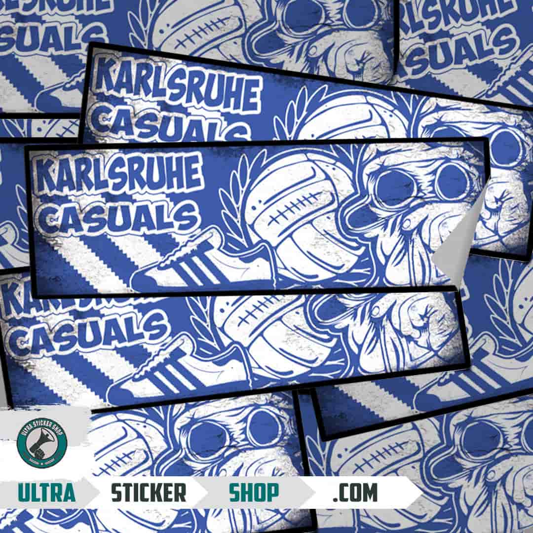 Karlsruhe casuals Aufkleber