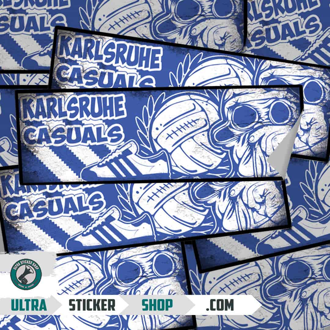 Karlsruhe casuals Aufkleber
