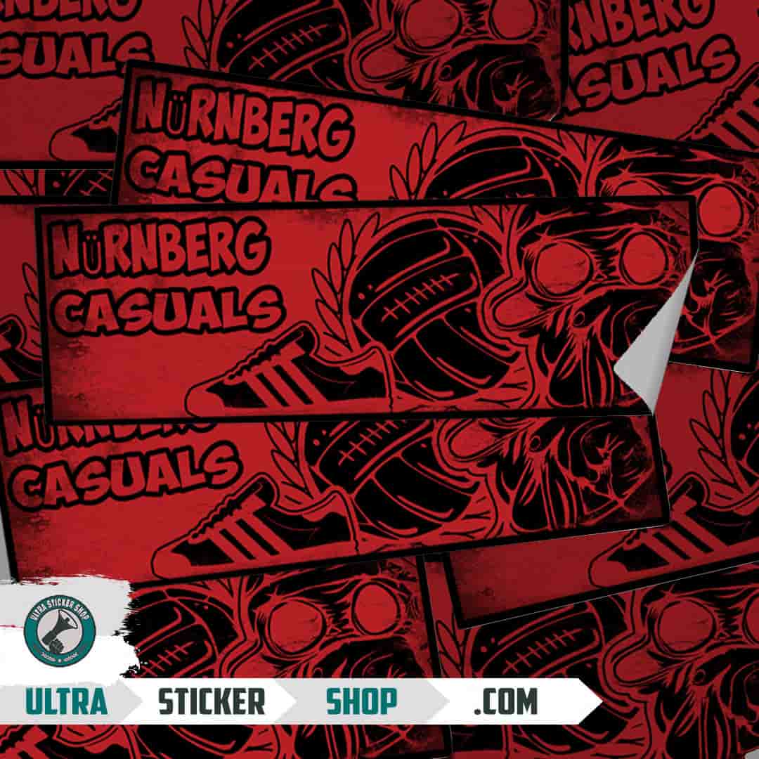 Nürnberg casuals Aufkleber