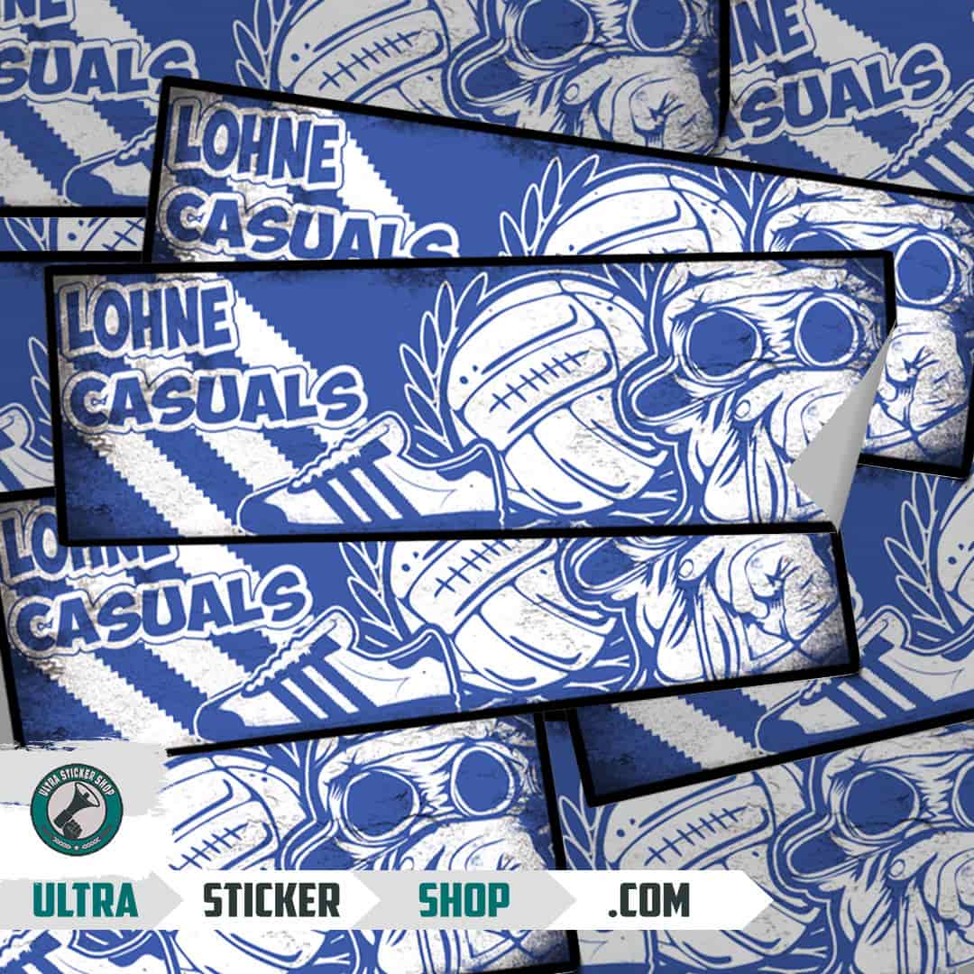 Lohne casuals Aufkleber