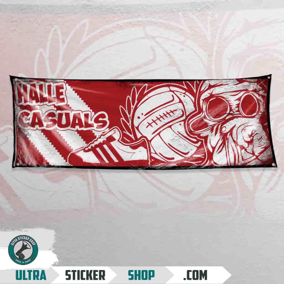 Halle casuals Flagge